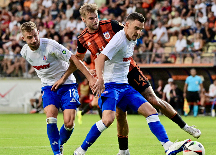 Plný dom, sľubný výsledok. Hajduk Split nemá postup istý. Ani náhodou (+FOTO)